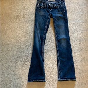 Big Star Blue Jeans. Dark wash. 24R